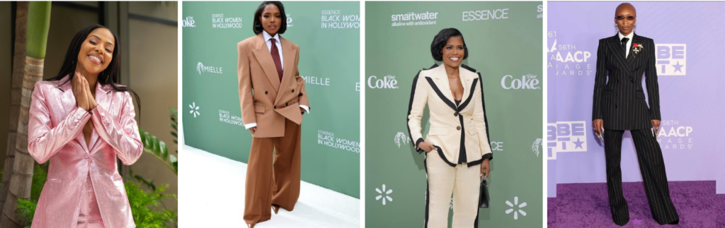 women redefining the power suit